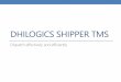 DhiLogics Shipper TMS