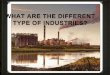 What are the different industries called?