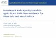 Investment and capacity trends in agricultural R&D: New evidence for West Asia and North Africa