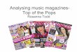 Analysing music magazines- Top of the Pops