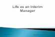Life as an interim manager 2014
