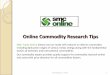 Online Commodity Research Tips
