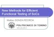 New Methods for Efficient Functional Testing of SoCs