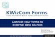 KWiizCom Forms -external values