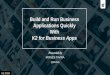 Build and Run Business Applications Quickly with K2 for Business Apps