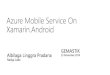 Azure Mobile Service On Android