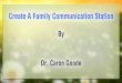 Create A Family Communication Station