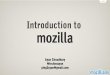 Introduction to-mozilla
