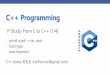C++ Programming - 1st Study