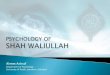Psychology of Shah Waliullah