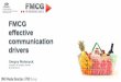 FMCG effective communication drivers