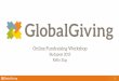 GlobalGiving's Online Fundraising Workshop in Budapest, Hungary