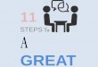 11 Steps To A GREAT Job Interview