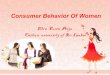 Buying Behaviour of women ByMrs  P Anju