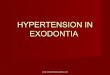 Hypertension in exodontia  (2) /certified fixed orthodontic courses by Indian dental academy