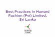 Best Practices In Haward Fashion (Pvt) Limited, Sri Lanka