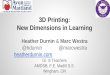 3D Printing: New Dimensions in Student Learning