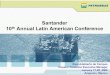 "10th Annual Latin American Conference"