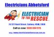 Electricians Abbotsford | Call 1300 884 915