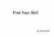 Find your skill