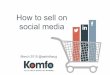 How to sell on social media