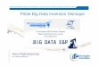 Pilot Big data E&P by IFPEN - SPE Mines Paris Event - Nov 18th 2014