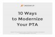 10 Ways to Modernize Your PTA