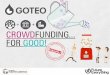 Goteo & Crowdfunding for Social Good: talk at Future Everything 2015