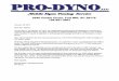 Pro dyno horsepower letter- ford mustang