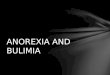 anorexia and bolima...exercise