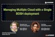Cloud Foundry Summit 2015: Managing Multiple Cloud with a Single BOSH Deployment