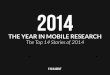 2014: The Year in Mobile Research