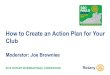 How to Create An Action Plan for Your Club
