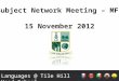 Subject network nov 2012 2