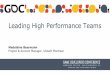 [GDC2015] Leading high performance teams madelaine