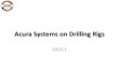 Acura systems on drilling rigs