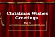 Christmas wishes and greetings