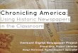 Dynamic Landscapes: Using Chronicling America in the Classroom