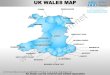 Uk wales country editable powerpoint maps with states and counties templates