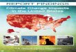 Report Findings Climate Change Impacts in the United States Environmental Protection Agency