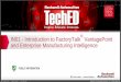 IN01 - Introduction to FactoryTalk VantagePoint and Enterprise Manufacturing Intelligence