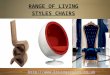 Range Of Living Styles Chairs