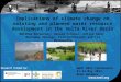Implications of climate change on existing and planned water resource development in the Volta River Basin