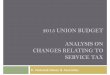 Budget 2015   service tax changes