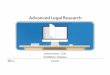Advanced Legal Research - 2015