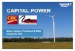 Capital Power 2015 CIBC Whistler Institutional Investor Conference Presentation