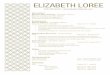 Elizabeth Loree Resume
