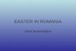 Easter in romania