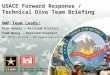 USACE Forward Response Technical Dive Team update