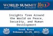 UPF World Summit 2013 Speakers